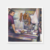 Serviette En Papier Singapour embrassé par le soleil (Devant)