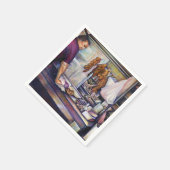 Serviette En Papier Singapour embrassé par le soleil (Coin)