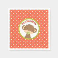 Singe bébé Brown avec Pacifier NomNomNom
