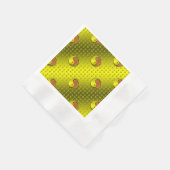Serviette En Papier Singe de Bois (Coin)