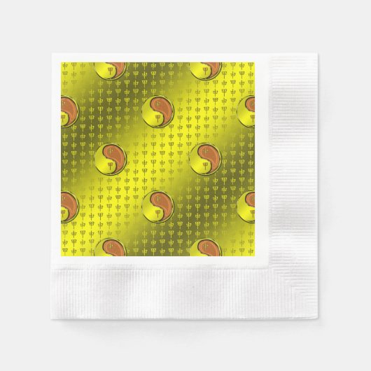 Serviette En Papier Singe de Bois (Devant)