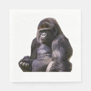 Serviette En Papier Singe de Gorilla