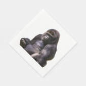 Serviette En Papier Singe de Gorilla (Coin)