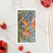 Serviette En Papier "Singer l'Oiseau du Paradis" Serviettes d'hôtes (En situation)