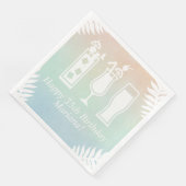 Serviette En Papier Sip and Dip Pool Party Anniversaire (Coin)