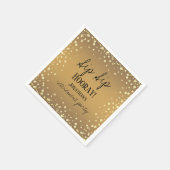 Serviette En Papier Sip Sip Hooray Félicitations Retraite (Coin)