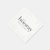 Serviette En Papier sip sip hooray fête d'anniversaire serviette (Coin)