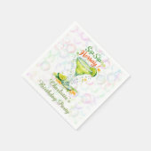 Serviette En Papier Sip Sip Sip Horray Bubbles Birthday Party (Coin)