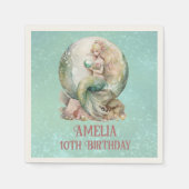 Serviette En Papier Sirène (Devant)