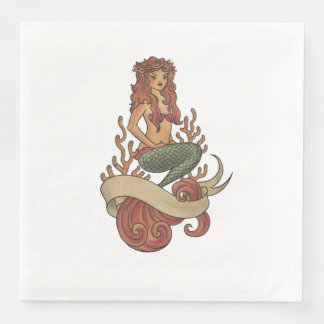 Serviette En Papier sirène