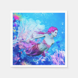 Serviette En Papier Sirène