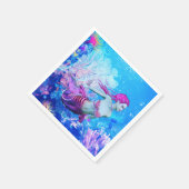 Serviette En Papier Sirène (Coin)
