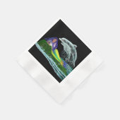 Serviette En Papier Sirène avec dauphins (Coin)