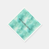 Serviette En Papier Sirène de menthe d'argent (Coin)