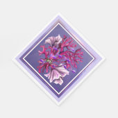 Serviette En Papier Sirène d'océan violet (Coin)