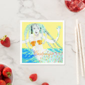 Serviette En Papier Sirènes avec Dreadlocks Thunder_Cove (En situation)
