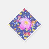 Serviette En Papier Sirènes Bleu Navy  (Coin)