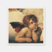 Serviette En Papier Sistine Madonna Angels par Raphael Sanzio (Devant)