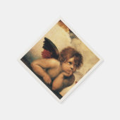Serviette En Papier Sistine Madonna Angels par Raphael Sanzio (Coin)