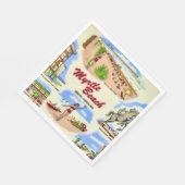 Serviette En Papier Sites de Myrtle Beach  (Coin)