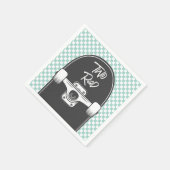 Serviette En Papier Skateboard deux rad 2e anniversaire (Coin)