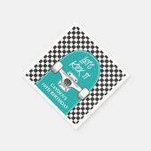 Serviette En Papier Skateboard On va le lancer Anniversaire (Coin)