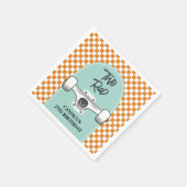 Serviette En Papier Skateboard Two Rad 2e anniversaire (Coin)