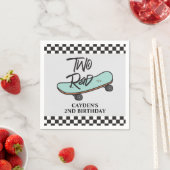 Serviette En Papier Skateboard Two Rad 2e anniversaire (En situation)