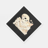 Serviette En Papier Skeleton Accrocher chat Halloween Amoureux des cha (Coin)