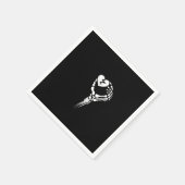Serviette En Papier Skeleton Coeur de main (Coin)