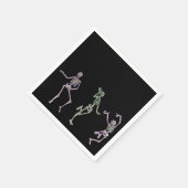 Serviette En Papier Skeleton Dance (Coin)