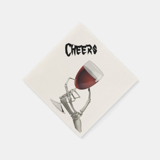 Serviette En Papier Skeleton Halloween Halloween Cocktail Papier à coc (Coin)