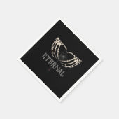 Serviette En Papier Skeleton Hands Heart Classic (Coin)