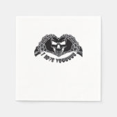 Serviette En Papier Skeleton Hands Skull, Halloween Design Pour Backgr (Devant)