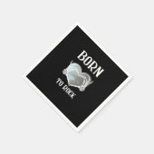 Serviette En Papier Skeleton Mains Grey Heart Graphic Pour Classique (Coin)