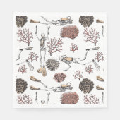 Serviette En Papier Skeleton sous-marin Papier de plongée (Devant)
