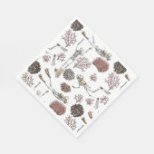 Serviette En Papier Skeleton sous-marin Papier de plongée (Coin)