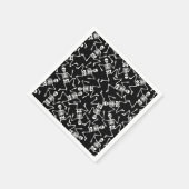 Serviette En Papier Skeletons Halloween (Coin)