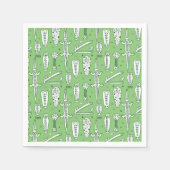 Serviette En Papier Sketch Crocodile (Devant)
