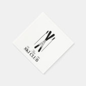Serviette En Papier Ski (Coin)