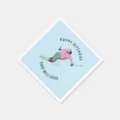 Serviette En Papier Ski (Coin)