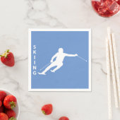 Serviette En Papier Ski (En situation)