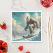 Serviette En Papier Ski Bigfoot (En situation)