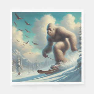 Serviette En Papier Ski Bigfoot