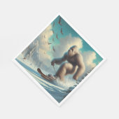 Serviette En Papier Ski Bigfoot (Coin)