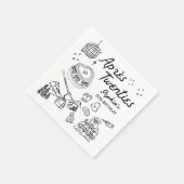 Serviette En Papier Ski Birthday Party Apres Twenties (Coin)