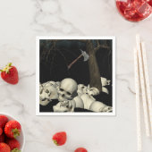 Serviette En Papier Skuls et Ax (En situation)