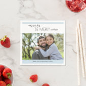 Serviette En Papier Sky Blue Photo (En situation)