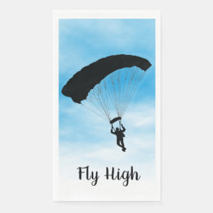 Serviette En Papier Skydiving Parachuting Design Serviette d'hôte