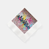 Serviette En Papier Skyline urbain peint en Spray (Coin)